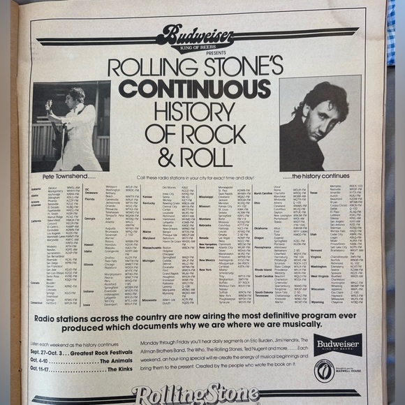 Vintage 1982 Rolling Stones Magazine featuring John Lennon - Picture 4 of 8